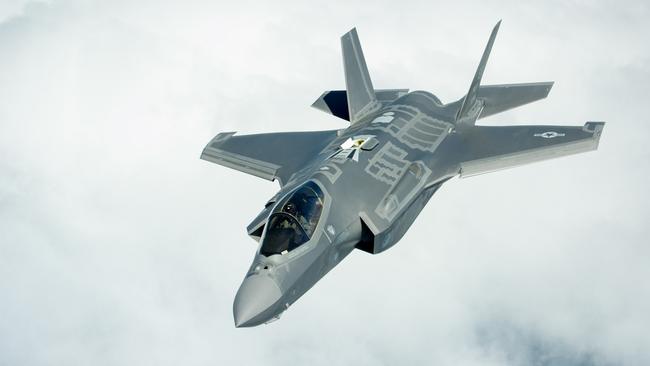 View of the SRC F-35 jet from above. Picture: SUPPLIED