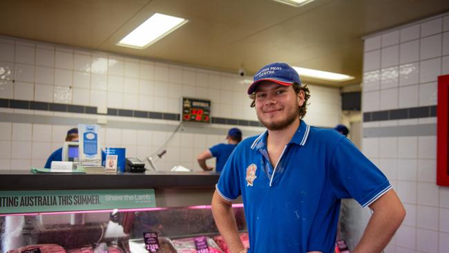 Gatton Meat Centre first year apprentice butcher James Cunningham. PHOTO: Ali Kuchel