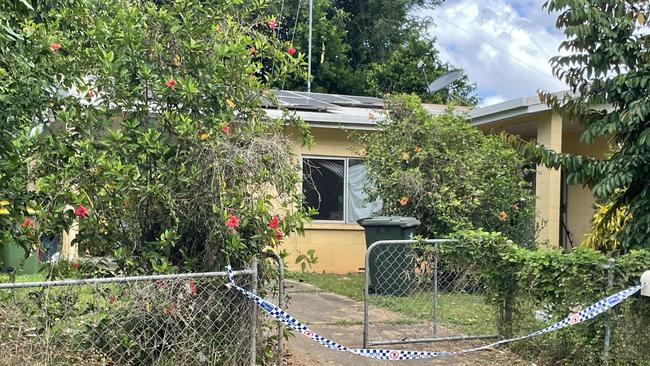 The Caravonica home where a 34-year-old man was allegedly murdered on Friday night. Photo: Alison Paterson.