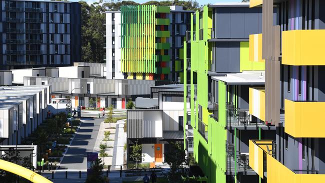 The former Gold Coast Commonwealth Games Athletes Village. (AAP Image/Dave Hunt)