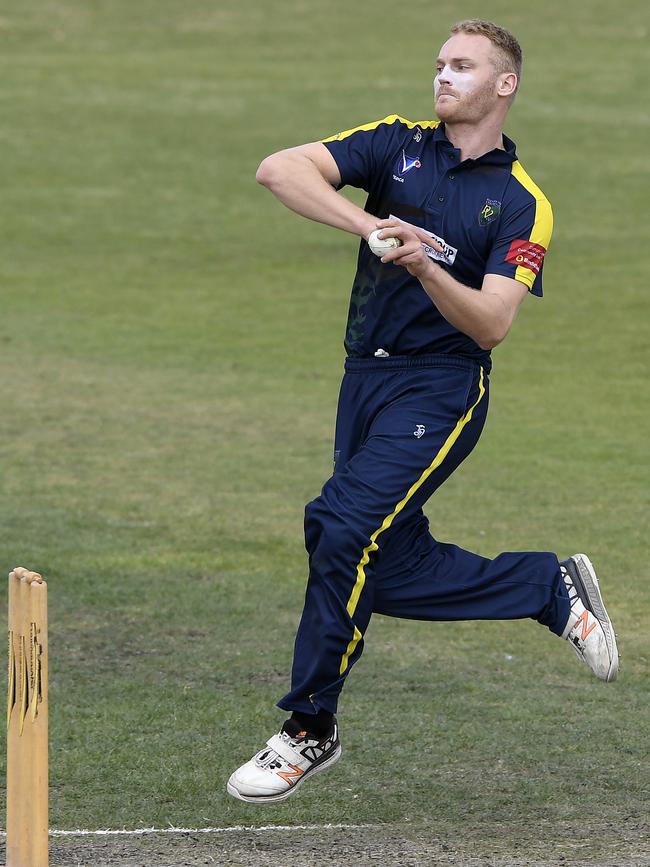 Dayne Smith in action for Plenty Valley. Picture: Andy Brownbill