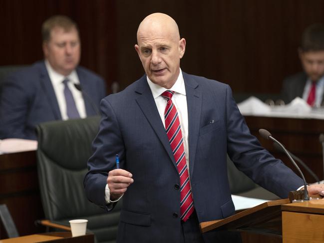 Tasmanian parliament. Premier Peter Gutwein. Picture Chris Kidd