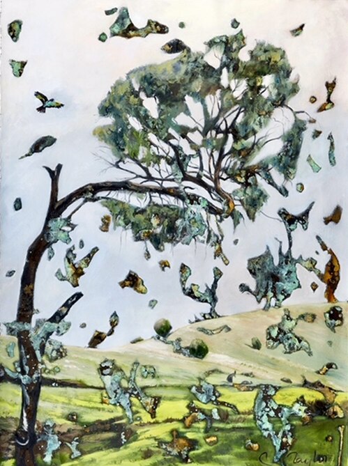 Caroline Taylor's first prize Original Works 2D winning Broken Tree. Picture: Supplied