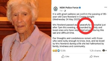 NSW Police have angered Australians with one word. Picture: Supplied