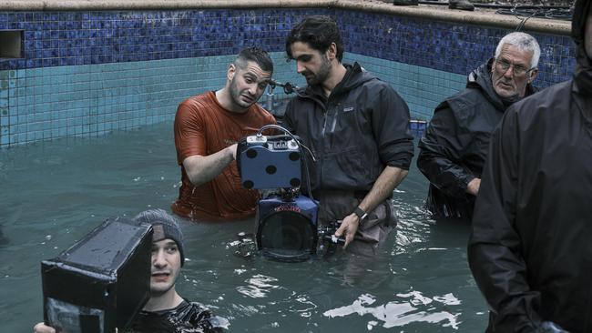 Danny and Michael Philippou on the set of Bring Her Back.