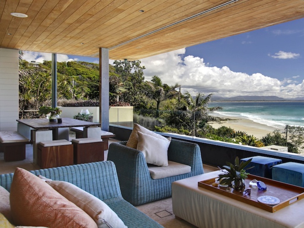 The Hipwells have a property portfolio with an estimated $25m worth, including luxury holiday homes in Byron Bay.