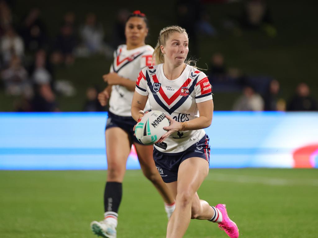 Roosters star Tarryn Aiken says her side are desperate to win another NRLW title. Picture: NRL Imagery