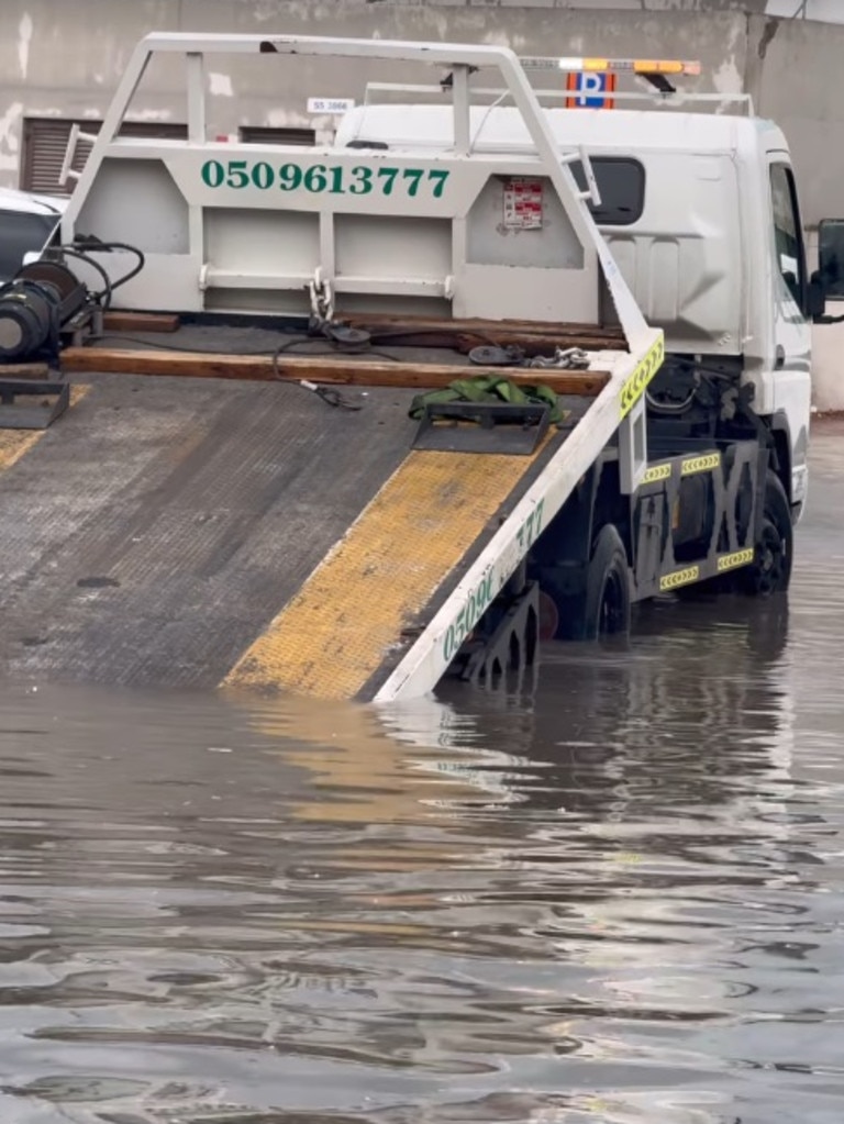 He had to get his Ford towed. Picture: Instagram/krisfade