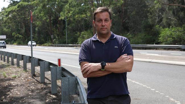 Federal Liberal MP for Mackellar Jason Falinski has been agitating for Wakehurst Parkway to be floodproofed and made safer. Picture: Supplied