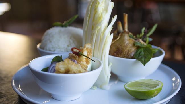 Chef Geoff Lindsay’s famous red duck curry. Picture: Sarah Matray