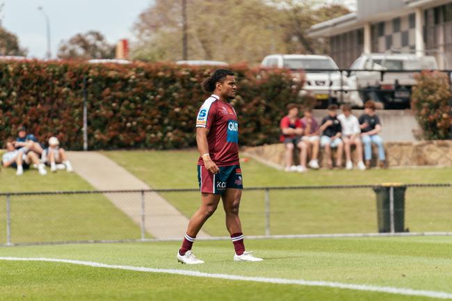 Samu Tuisau. Super Rugby Under-19s action between the ACT Brumbies and Queensland Reds. Picture credit: ACT Brumbies Media.