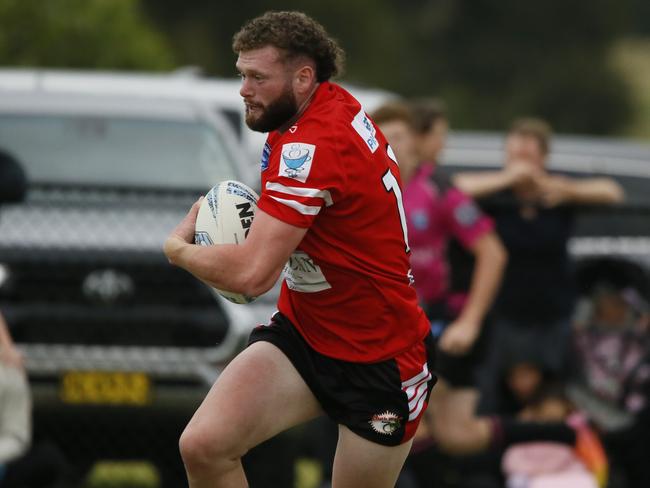 Joel Etherington for the Goannas. Picture: Warren Gannon Photography