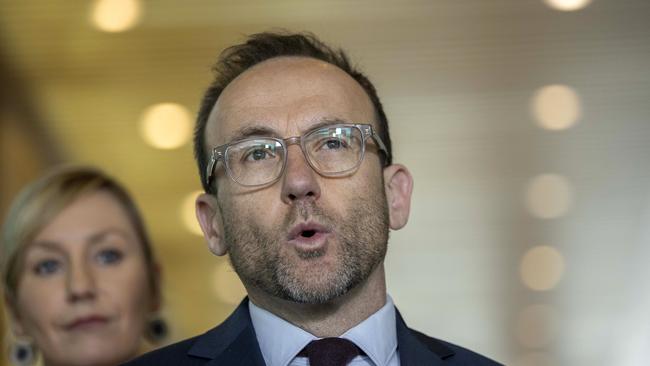 Federal Greens leader Adam Bandt says voters could cause an upset in the Victorian election as they step away from the major parties. Picture: NCA NewsWire / Gary Ramage