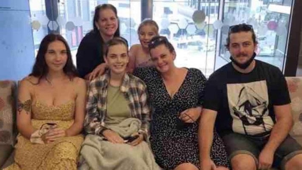 Family travelled to Brisbane to visit Marnee Millan, which mum Denise said proved a "real pick-me-up".