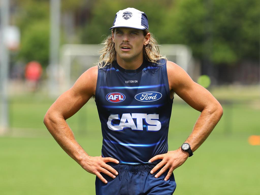 Bailey Smith joined the Cats during the off-season. Picture: Alison Wynd