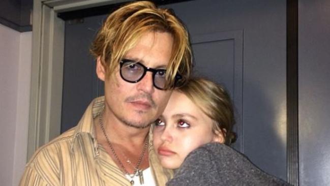 Johnny Depp’s daughter Lily-Rose Depp has spoken out in support of her embattled father. Picture: Instagram