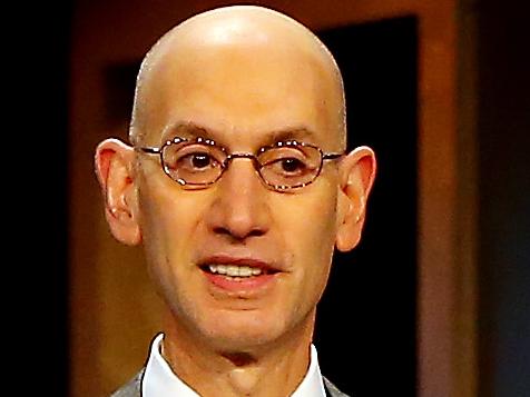 NEW YORK, NY - JUNE 25: Commissioner Adam Silver begins the First Round of the 2015 NBA Draft at the Barclays Center on June 25, 2015 in the Brooklyn borough of New York City. NOTE TO USER: User expressly acknowledges and agrees that, by downloading and or using this photograph, User is consenting to the terms and conditions of the Getty Images License Agreement. (Photo by Elsa/Getty Images)