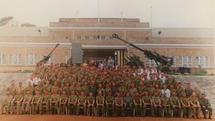 Soldiers at the School of Artillery at North Head. Picture: Supplied.