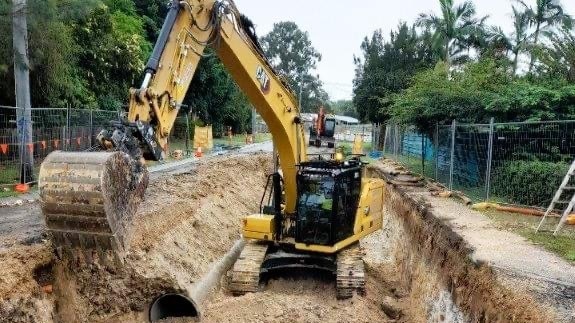 Eagleby residents say they are fed up with the delays in the Allroads works. Picture: Contributed