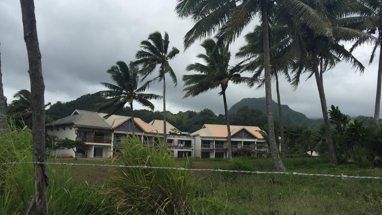 The resort looked as if it was just about finished when workers downed tools.