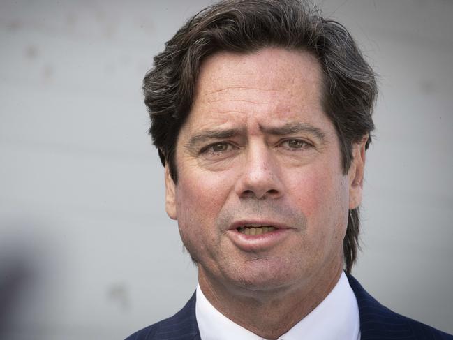 AFL CEO Gillon McLachlan during the TICT luncheon at Hobart. Picture Chris Kidd