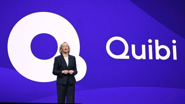 Quibi CEO Meg Whitman. Picture: AFP