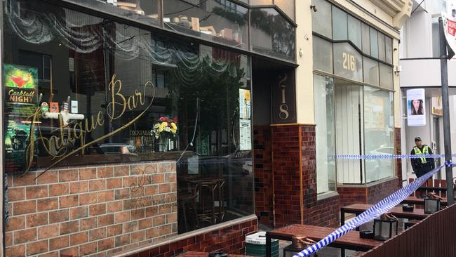 Spiro Boursine died in police custody at an Elsternwick bar. Picture: Chanel Zagon