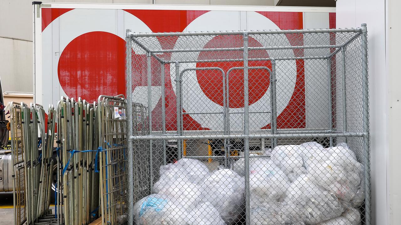 It was found the supermarket giants were storing soft plastics across 44 sites nationally instead of recycling them. Picture: NCA NewsWire / Ian Currie