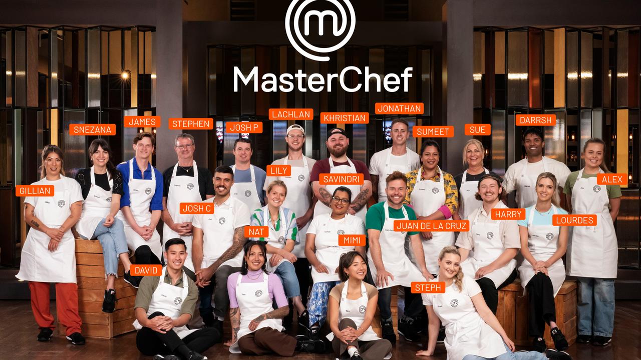 This year's MasterChef contestants.