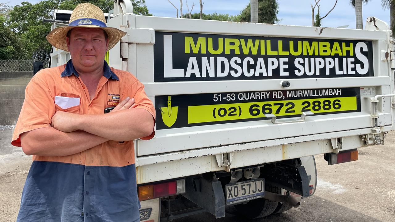 Murwillumbah Landscape Supplies owner A.J Love says the fire ant invasion has severely impacted trade. Picture: Sam Stolz/NewsLocal