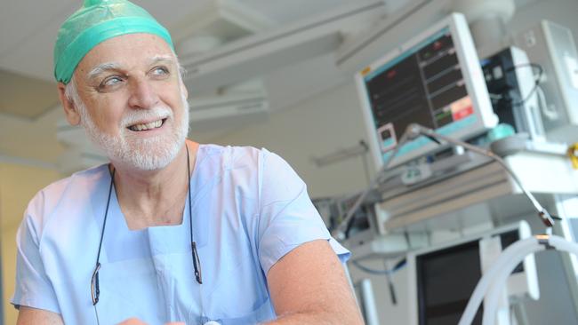 Townsville Hospital's Dr Vic Callanan, when he stepped down from the directorship of the anaesthetics department, for clinical work.