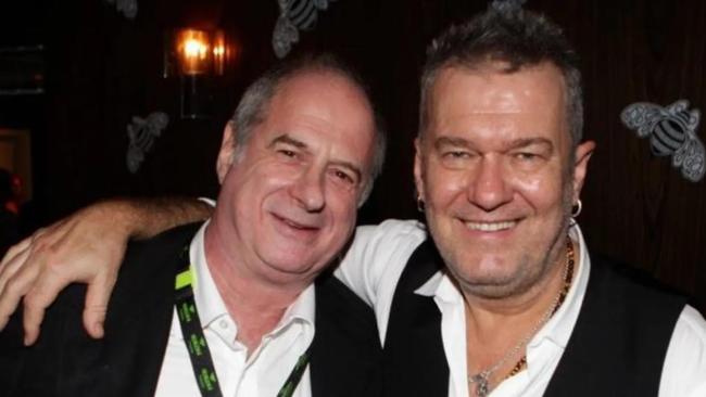 Jimmy Barnes paid tribute to Gudisnki on Tuesday, saying, “he stood with me through my darkest moments and my most joyous days. Michael was the rock I reached for when life tried to wash me away.” Picture: Dallas Kilponen