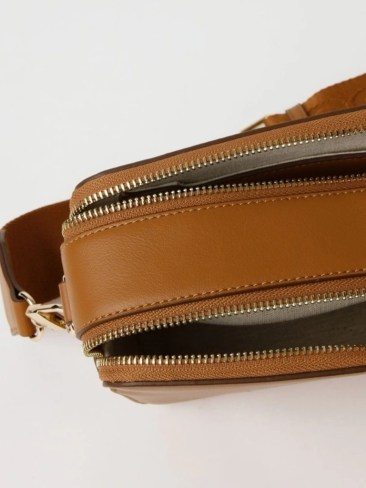 Marcs Budapest Camera Crossbody Bag In Tan. Picture: Myer.