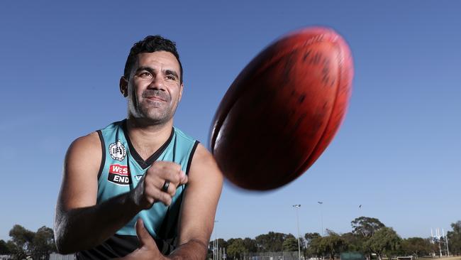 Former Port Adelaide and North Melbourne forward Lindsay Thomas has signed with North Haven for the 2023 season after time with Portland. Picture: Sarah Reed