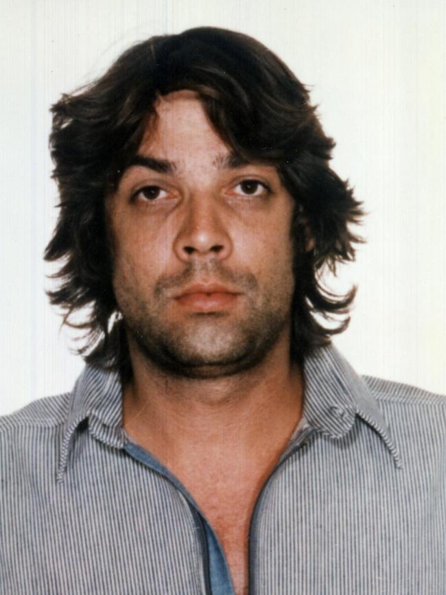 Mug shot of Christian Brando, the son of Marlon Brando, after being arrested in Los Angeles, CA, May 17, 1990. He was arrested for the murder of his sister’s boyfriend. The younger Brando copped to voluntary manslaughter and was sentenced to 10 years in prison. (Photo by Liaison)