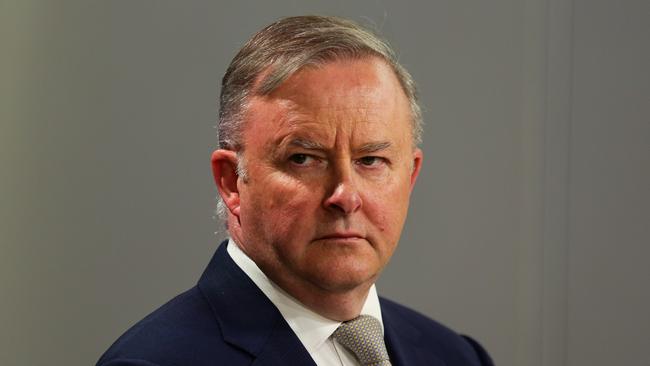 Anthony Albanese in Sydney on Monday. Picture: Gaye Gerard