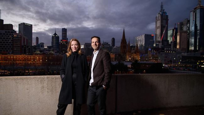 Melbourne Festival co-directors Hannah Fox and Gideon Obarzanek. Picture: Sarah Walker