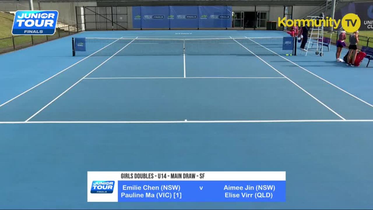 Replay: E Chen/P Ma v A Jin/E Virr (Under-14 Girls Doubles SF) — 2024 Tennis Australia Junior Tour Masters U12, U14 Day 6