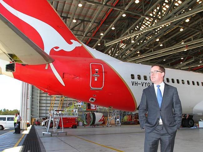 Qantas chief executive Alan Joyce has been lobbying the federal government for assistance. Picture: The Courier Mail.