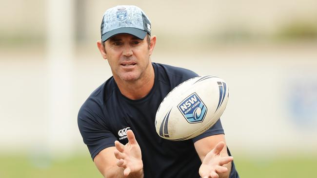 Blues coach Brad Fittler is looking to set up base on the Central Coast for the Origin series. Picture: Getty Images