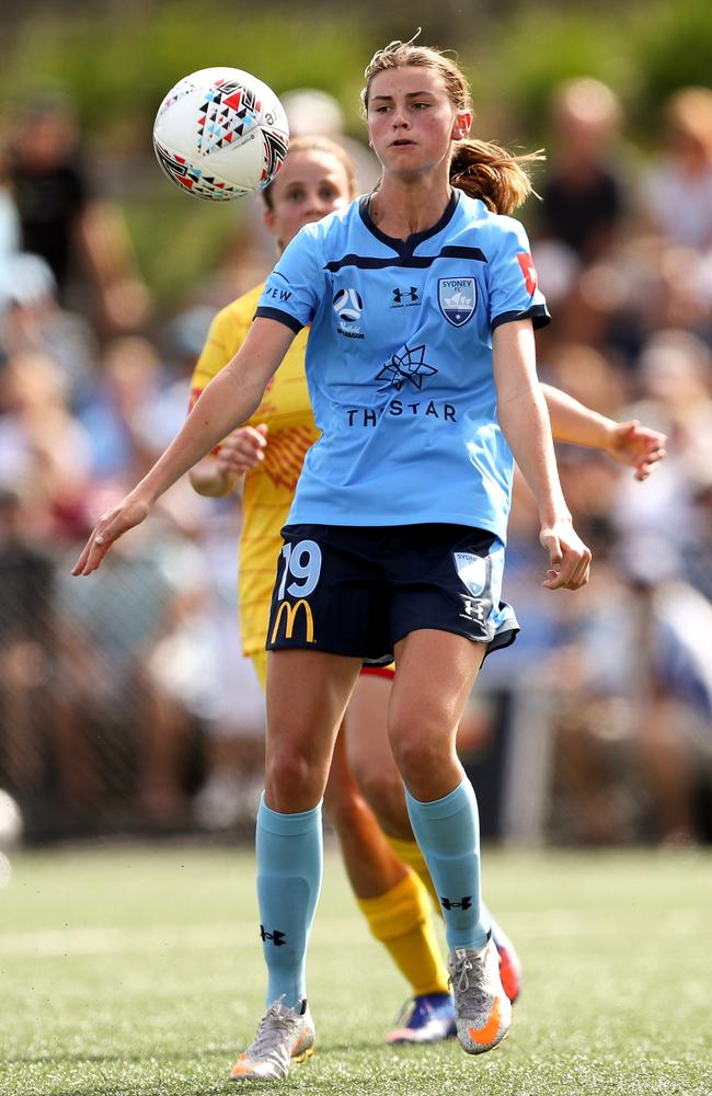 Young gun! Charlie Rule in action for her former A-League Women’s club, Sydney FC, in 2021. Picture: Getty Images