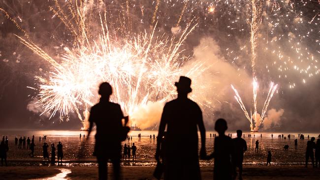 Mindil Beach fireworks won’t be going ahead this year as events for Territory Day will be cancelled. Picture: David Artisan