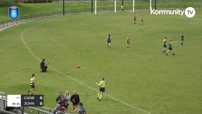 Replay: AFL NSW/ACT Junior Schools Cup - Canberra High v St John’s Catholic High School Nowra