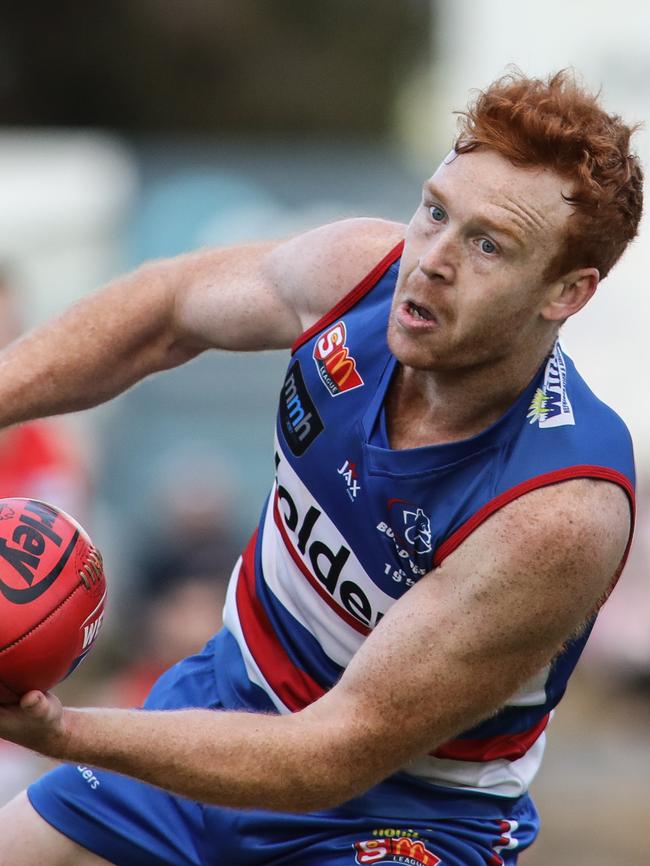 Central’s Murray Stephenson made an immediate impact up forward. Picture: AAP Image/Russell Millard