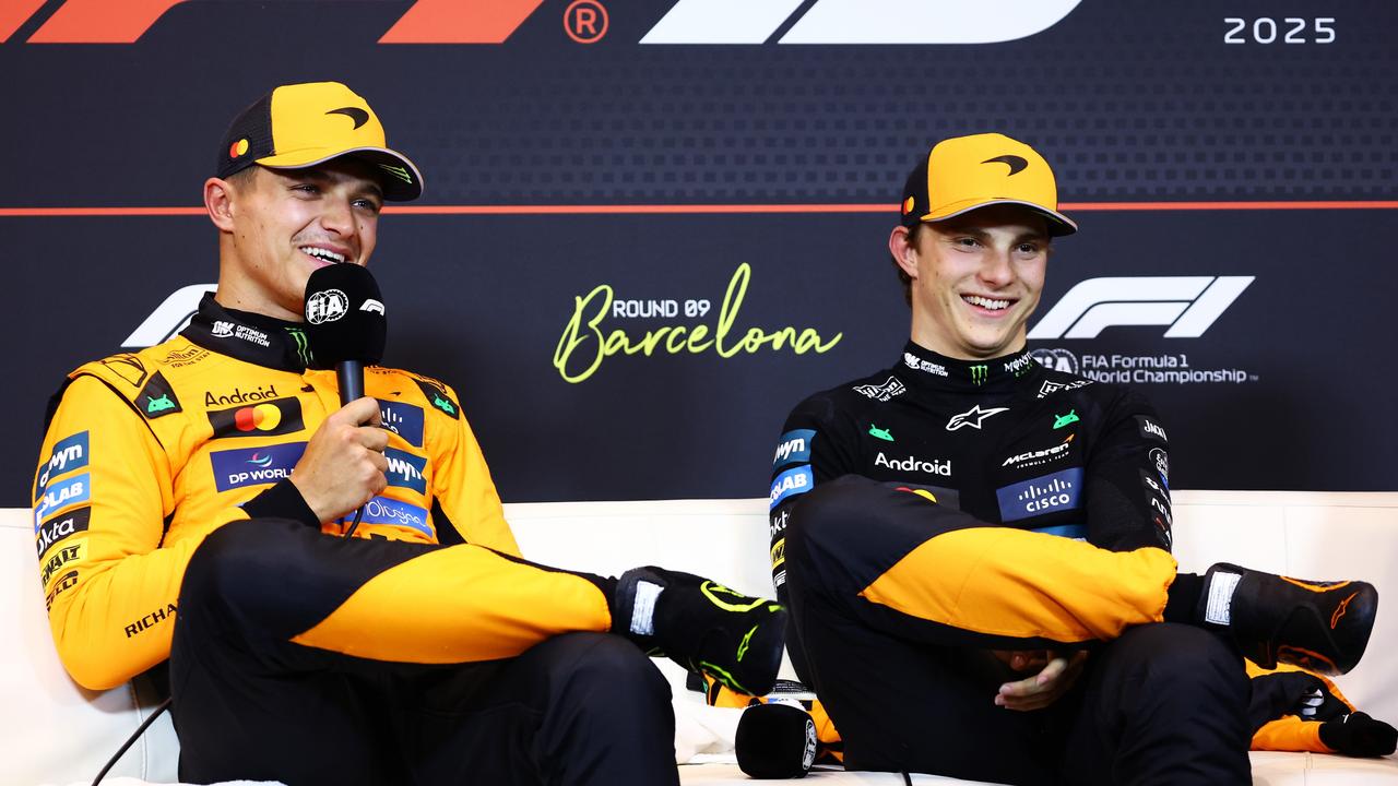 McLaren teammates Lando Norris and Oscar Piastri