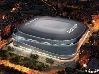 How Real Madrid’s stadium will look with its new roof. Image: Sky Sports