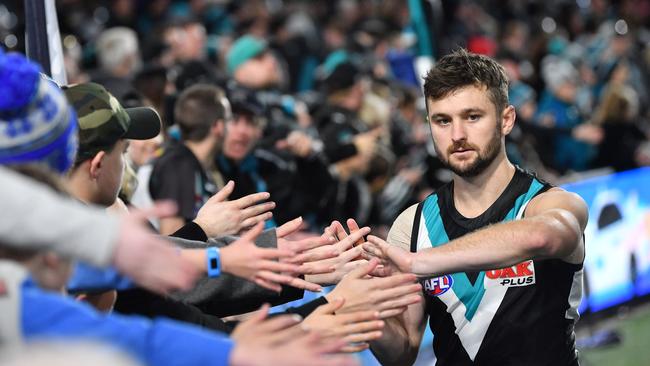 Sam Gray has signed with Sydney after Port Adelaide delisted him. Picture: AAP/David Mariuz