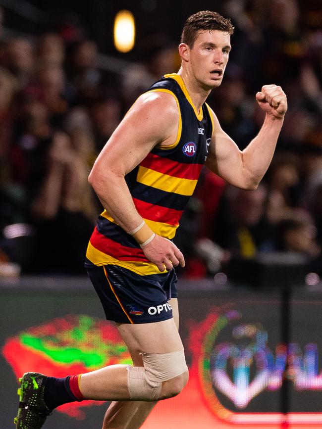 Josh Jenkins was dropped to the SANFL during a tumultuous final season with the Crows.