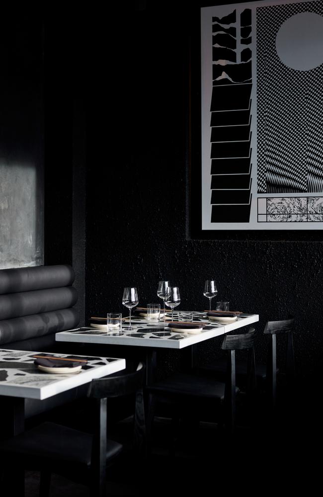 The moody interior and intimate setting is the perfect way for foodies to immerse themselves, says Kim Stephen, co-founder of Moonlight. Picture: Supplied.