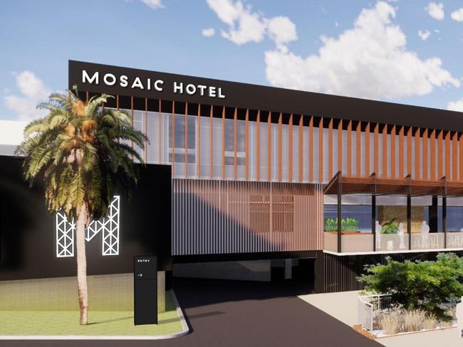 Concepts of the soon to be opened Mosaic Hotel at West Lakes. Pic: SUPPLIED